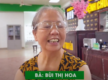 Bà Hoa (Nam Định) đã cải thiện tình trạng bị đường ruột và ợ hơi, sau khi điều trị tại phòng khám